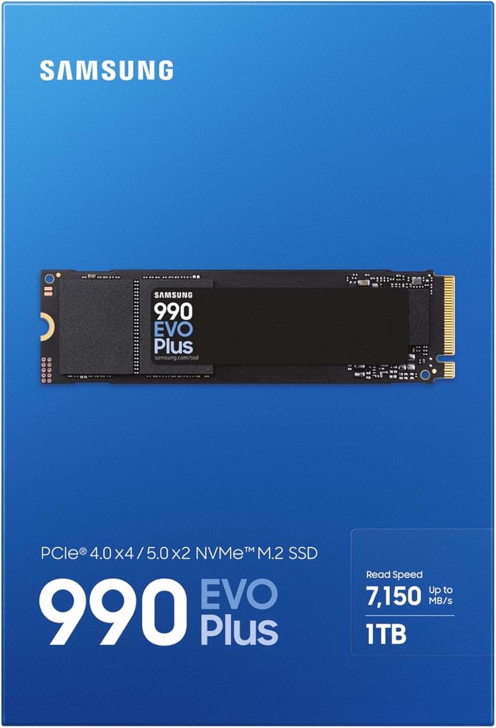 Samsung SSD 990 EVO Plus 1 To NVMe PCIe 4.0 - Performance extrême pour gaming et bureautique