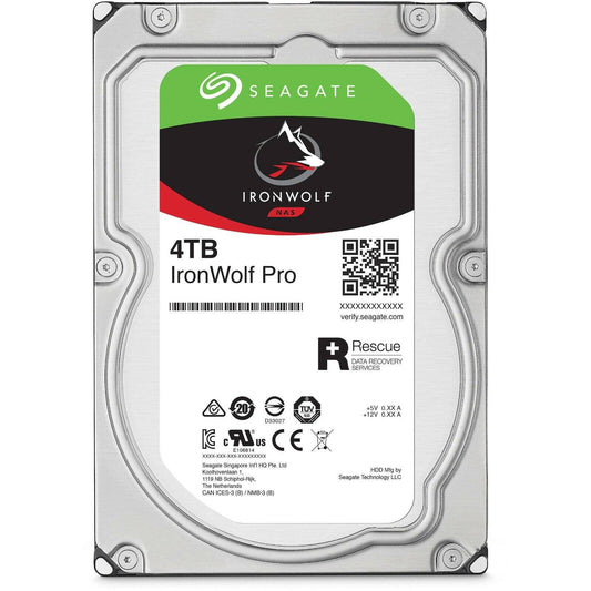 Disque dur interne Seagate IronWolf Pro ST4000NE001 - 4 To - SATA 6Gb/s - 7200 tr/min
