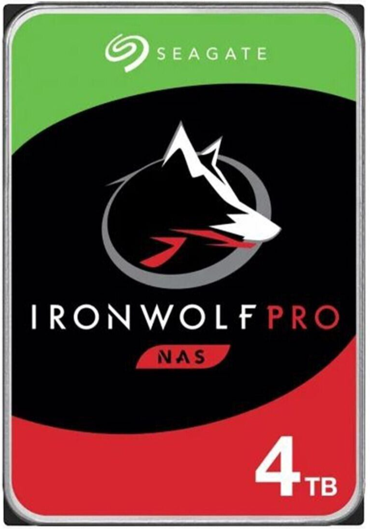 Disque dur interne Seagate IronWolf Pro ST4000NE001 - 4 To - SATA 6Gb/s - 7200 tr/min