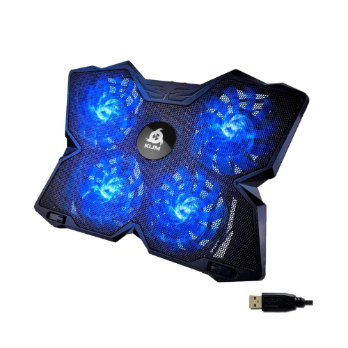 Support Refroidissement PC Portable 11 à 17 Pouces - 4 Ventilateurs Silencieux USB