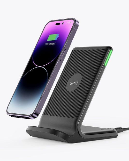 Chargeur Induction 15W - avec lumière adaptative - charge rapide