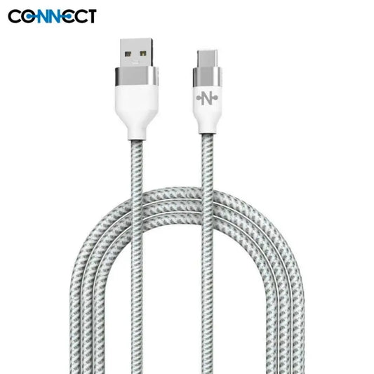 Câble Data USB vers Type-C Nylon Tressé 15W (2m)