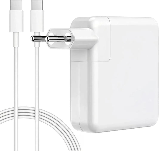 Chargeur USB-C 96W pour MacBook Pro 16/15/14/13", MacBook Air - Adaptateur rapide avec câble 2m