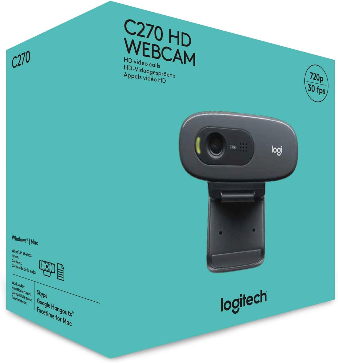 Webcam Logitech C270 HD