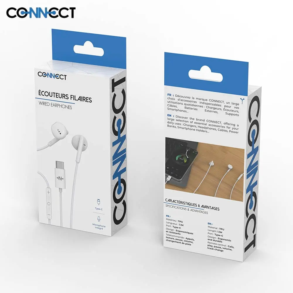 Écouteurs Filaires Type C - CONNECT