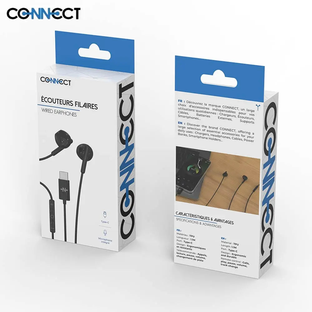 Écouteurs Filaires Type C - CONNECT