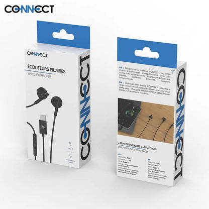 Écouteurs Filaires Type C - CONNECT