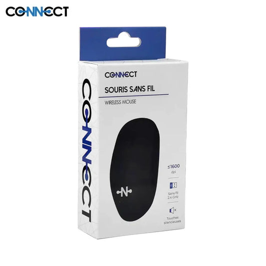 Souris Sans Fil USB 2.4G - DPI Réglable 1600 - Silencieuse pour PC Portable et Bureau