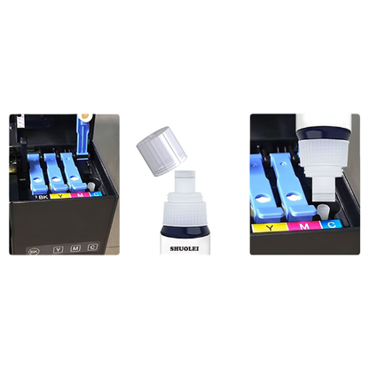 Cartouches Encre Compatible 102 Multipack - Recharge Imprimante EcoTank 4 Couleurs Haute Capacité